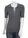 Elbow Sleeve Polo Sweater