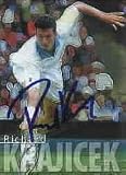 Richard Krajicek autographed 2000 ATP Tour card or tennis ball
(Item=Card)