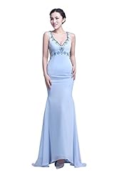 Chiffon/Silk Backless Evening Dress/Prom Dress/Party Dress 
