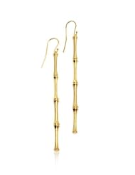 Alex Woo "Zhuli" 14k Yellow Gold Stick Earrings