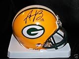 AARON RODGERS SIGNED AUTOGRAPHED GREEN BAY PACKERS MINI HELMET W/ HOLOGRAM + COA