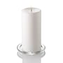 3" X 6" White Unscented Pillar Candles Set 24 Wedding