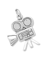 Sterling Silver Movie Camera Charm