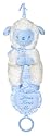 Plush Jesus Loves Me Pull Music Blue Lamb 9"