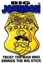 Big Johnson Police Sticker