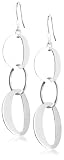Sterling Silver Organic Triple Drop Earrings