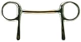 3 3/4 Copper Mullen Mouth Half Cheek Bit
