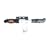 Beto Latest Model Alloy Bicycle Mini Pump (Schrader & Presta Fit). With Large Gauge.