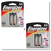 Energizer E91BP-4 AA Batteries (4-Pack)