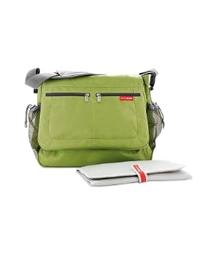 Skip-Hop Via Messenger Change Bag - Lime