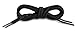 OrthoStep Round Dress Very Thin Black 27 inch Shoelaces 2 Pair Pack