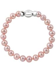 10-11mm 8" Pink Freshwater Pearl Bracelet "A" 14K White Gold Barrel Clasp in Gift Box