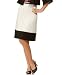 O Oscar Colorblock Ponte Pencil Skirt
