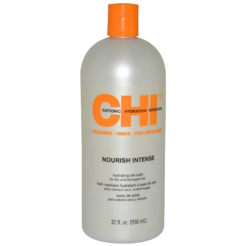 Nourish Intense Hydrating Silk Bath Shampoo Unisex by CHI, 32 Ounce