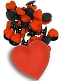 Heart Crocs Shoe Charms, Set of 7 Charms