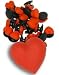 Heart Crocs Shoe Charms, Set of 7 Charms