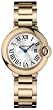 NEW CARTIER BALLON BLEU LADIES GOLD WATCH W69002Z2 NEW CARTIER BALLON BLEU LADIES GOLD WATCH W69002Z2