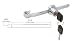 CRL Chrome Glass Showcase Lock - Keyed Alike