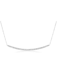KC Designs "Trinkets" 14K Gold Diamond Large Bar Pendant Necklace, 16"