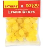 Sathers Lemon Drops - 3.75 Oz, 12 ea