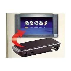 Auvisio Mini-Mediaplayer Pocket Cinema f�r Video, MP3 & Foto