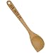 Talisman Designs 12-Inch Solid Beechwood Corner Spoon, Phrases Design