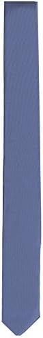 Solid Lavender Poly Men's Narrow Neck Tie - Manzini Neckwear