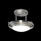 ElectraSmall Semi Flush Mount EL1284CB By Quoizel