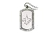 New Orleans Saints Dog Tag Necklace