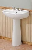 Cheviot Asral Pedestal Lavatory 21-3/4 x 17 x 32 - 740