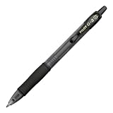 Pilot G2 Retractable Gel Ink Roller Ball Pen, Bold Point, Clear Barrel, Black Ink, 12-Count  (31256) ~ Pilot