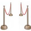 Red Rope Stanchion Set