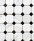CARRERA MARBLE 2" OCTAGON POLISHED MOSAIC