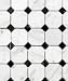 CARRARA (CARRERA) MARBLE 2" OCTAGON POLISHED MOSAIC