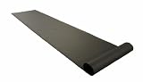 Rubber-Cal Rubber Flooring Rolls - 6mm x 4ft Wide x 10ft Long Roll - Black Rubber Mat