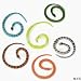 12 Vinyl Toy Coiled Snakes
