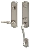 Baldwin 85337.150.RENT Bethpage Emergency Exit Right Hand Handleset with Bethpage Lever, Satin Nickel