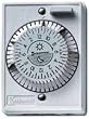 Intermatic-E1020 In-wall Mechanical Programmable Timer, Single pole/single throw. 120 volt. 12 daily settings.
