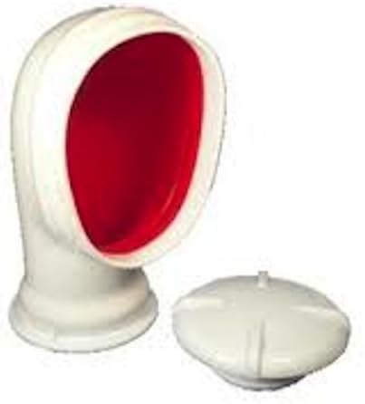 3" PVC Oval Cowl Vent UV Resistant