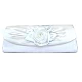 LadyGirl Vogue Style Prom & Party Evening Handbag, Clutch Bag, Gift Ideas--Colors Various, Price/Piece -WHITE