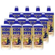 KIDS 'N' PETS Brand - Stain & Odor Remover, 12 pack, 32 fluid ounce bottles (384 fluid ounces total)