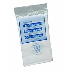 Zenith Prod. H26KK Stall Size Shower Curtain and Liner