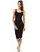 PattyBoutik Mama Tie-Dye/Solid Scoop Neck Maternity Tank Dress (Black Medium)