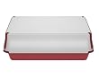 Bake Porter Rectangular Baking Pan with Cover, Red
