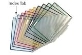 Office Products : Paper Organizer Clip-On Index Tabs Package Of 10