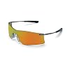 Crews CT411R Rubicon Safety Glasses, Metal Temples, Fire Mirror Lens, Resilient Spring Hinge Temples