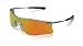 MCR Safety CT411R Rubicon Safety Glasses, Metal Temples, Fire Mirror Lens, Resilient Spring Hinge Temples