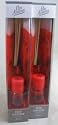 2 x REED DIFFUSER-ROSE FRAGRANCE-WITH REEDS