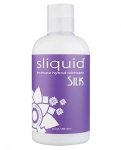 Sliquid silk hybrid lube glycerine and paraben free - 8.5 oz bottle (package of 4)