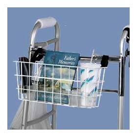 Walker Basket with Beverage Holder Tray - Walker Accessory